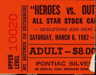 Pontiac Silverdome - Ticket Stub From Jeff Novak (newer photo)